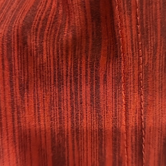 Sag Harbor Stretch Woman Drape Neck Pullover Top Wine Black 1X - Picture 9 of 10